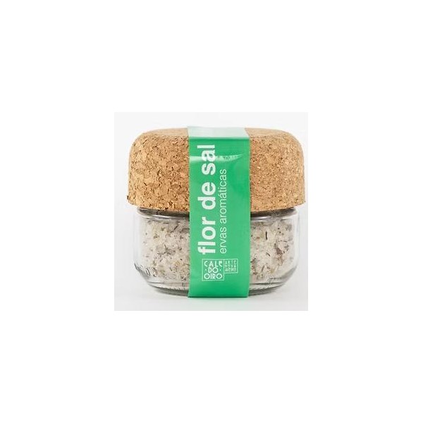 Frasco Flor Sal Ervas Aromáticas Cale do Oiro