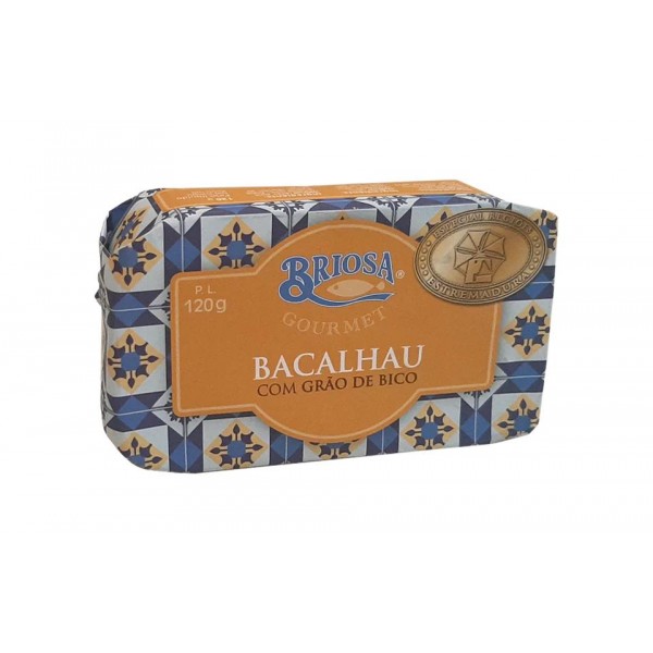 Bacalhau com Grão de Bico 120g Briosa Gourmet