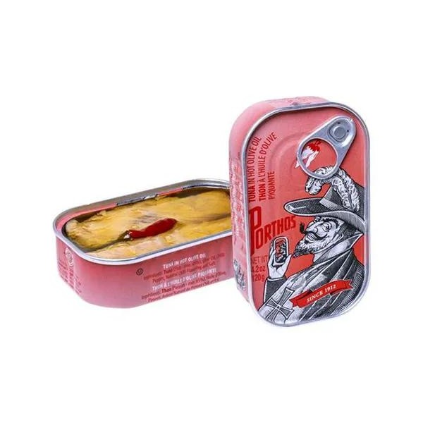 Filetes de Atum em Óleo Picante 120g Porthos