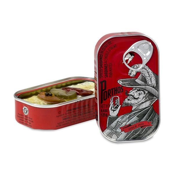 Sardinha em Azeite c/Condimentos 125g Porthos