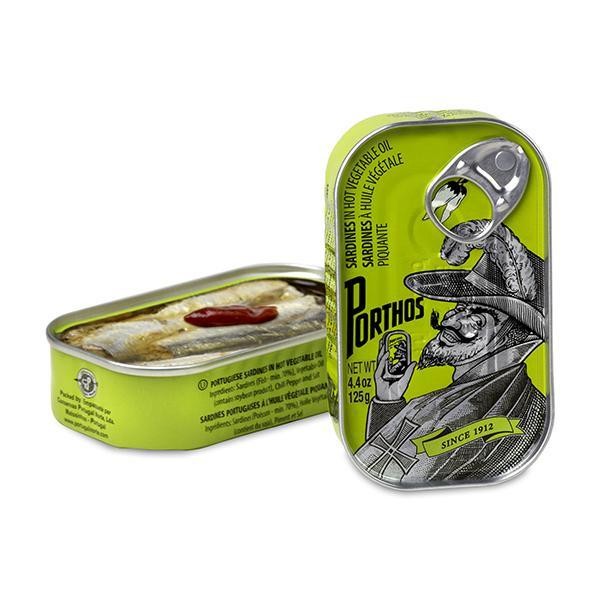 Sardinha em Óleo Picante 125g Porthos