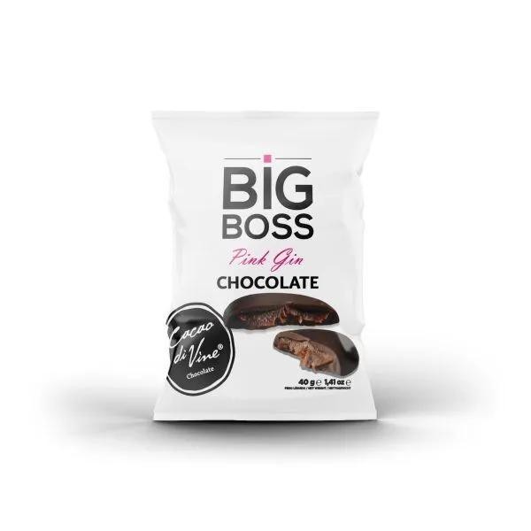 Bite Size Chocolate de Gin Pink Big Boss 40g Cacao Di Vine