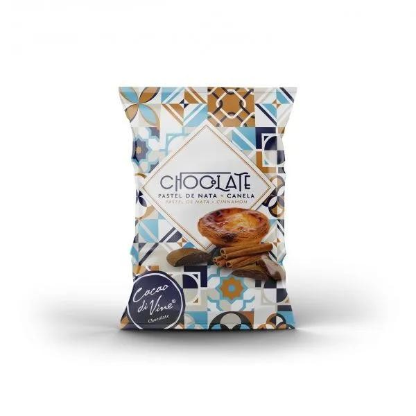 Bite Size Chocolate de Pastel de Nata & Canela 40g Cacao Di Vine