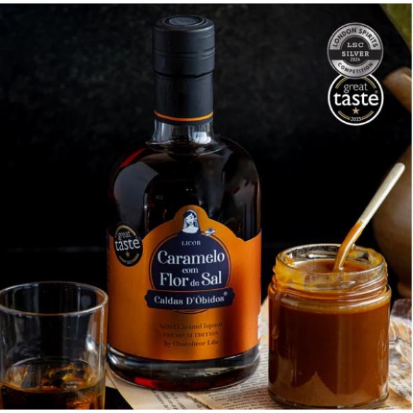 Licor Caramelo Salgado e Flor Sal Premium 20Cl Chocolicor
