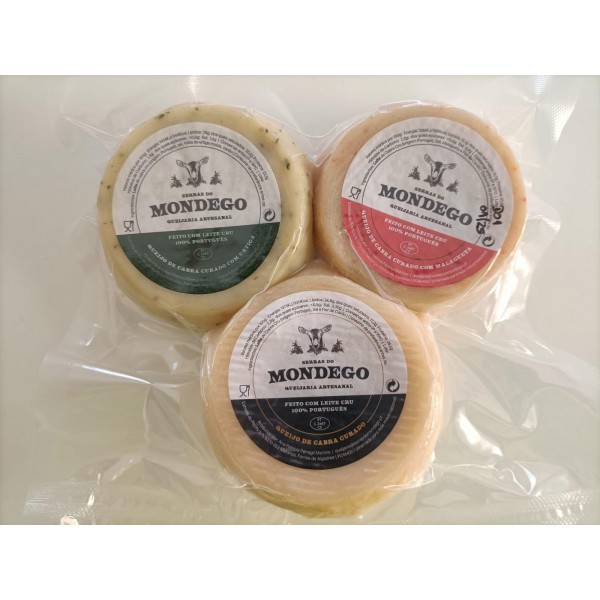 Pack degustação queijo de cabra - Serras do Mondego Queijaria Artesanal