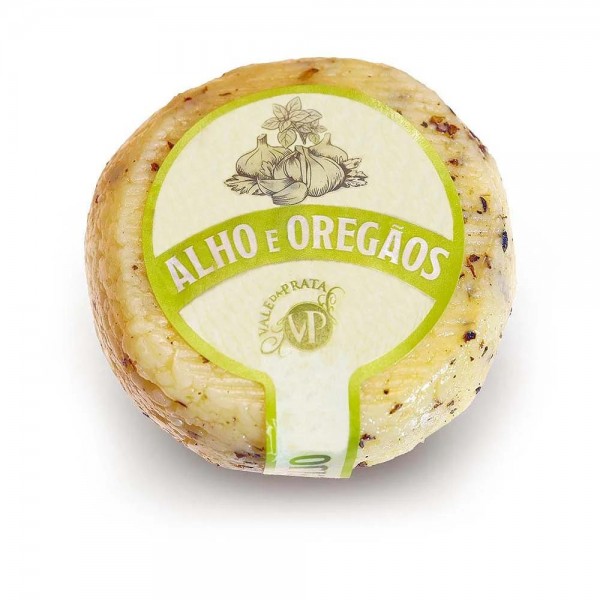 Queijo Curado c/ Alho e Oregãos Vale da Prata Aprox. 200g