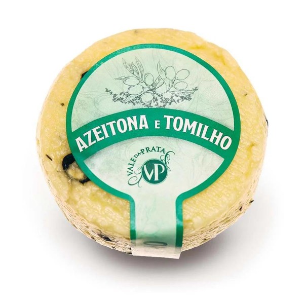 Queijo Curado c/ Azeitona e Tomilho Vale da Prata Aprox. 200g