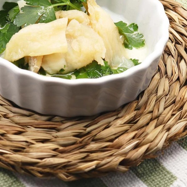Bochechas de bacalhau em azeite e alho 120g