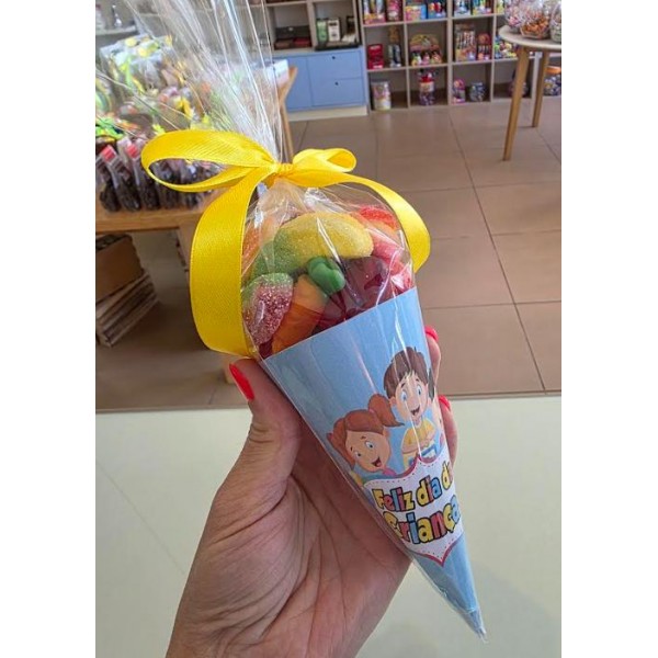 Cone Personalizado com Gomas (200g)