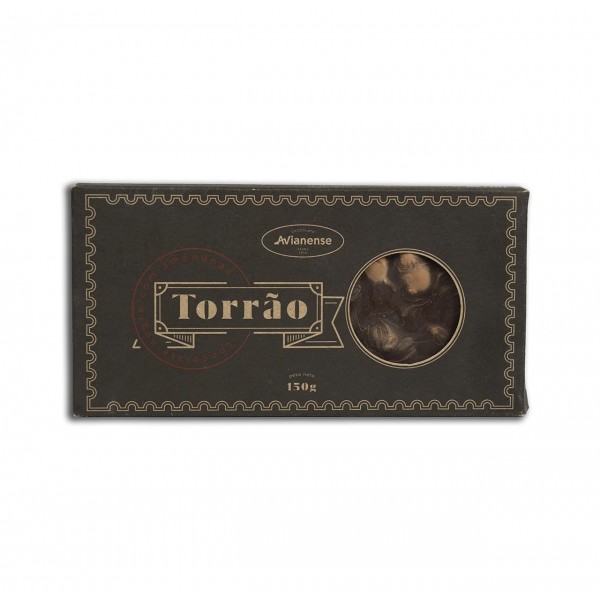 Torrão de Chocolate Negro c/Amêndoa 150g Avianense