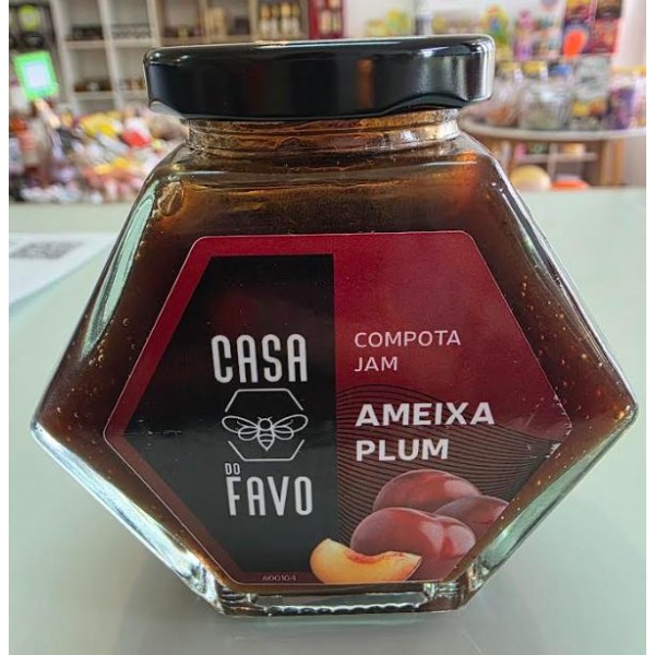 Compota de Ameixa 200g Casa do Favo