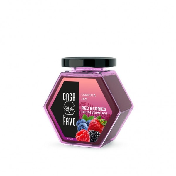 Compota de Frutos Vermelhos 200g Casa do Favo