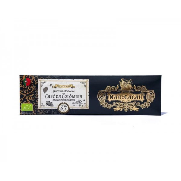 Nau Cacau - Café da Colômbia Mini Tablete 40g