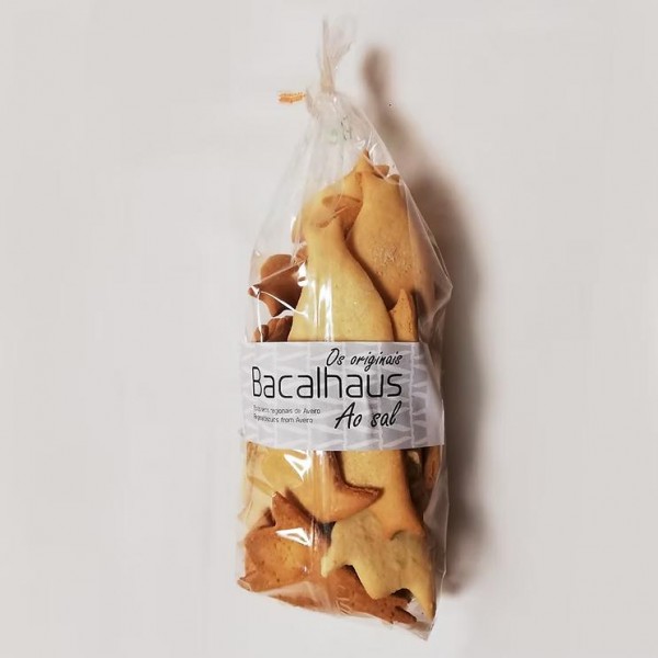Biscoitos Bacalhaus Originais ao Sal 250g