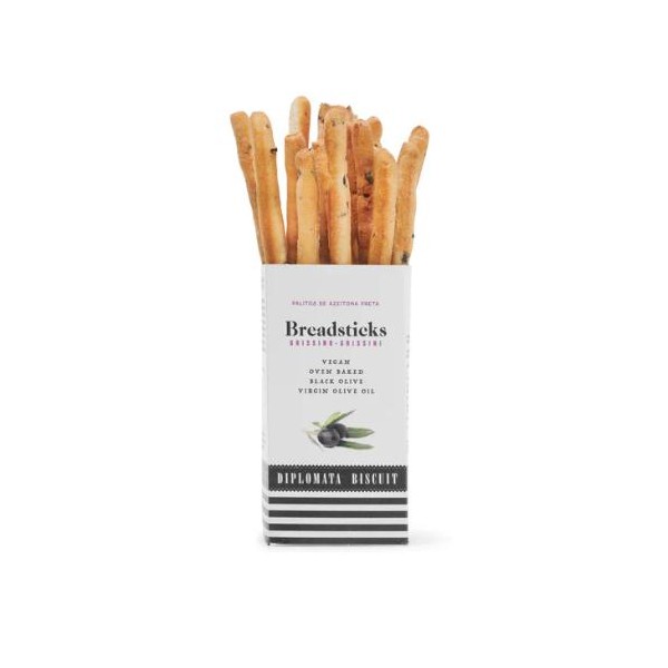 Breadsticks de Azeitona Preta Diplomata 200g