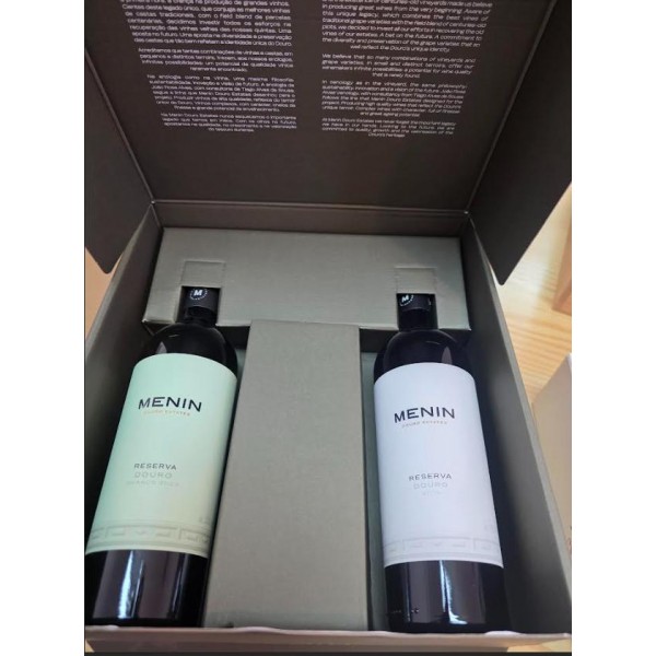 Menin Reserva Tinto + Menin Reserva Branco (conjunto)