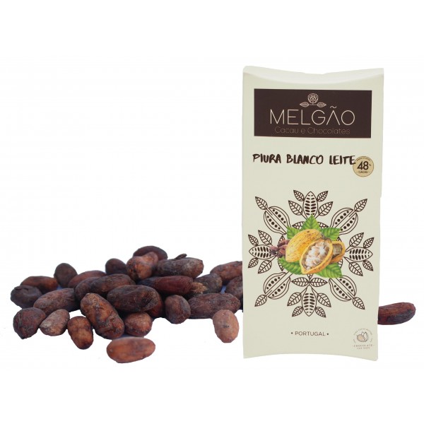 Tablete Chocolate Piura Blanco Leite 48% Melgão