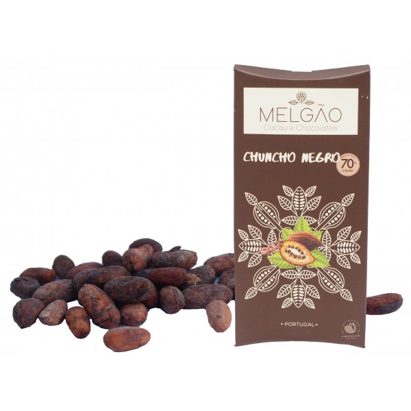 Tablete Chocolate Chuncho Negro 70% Melgão