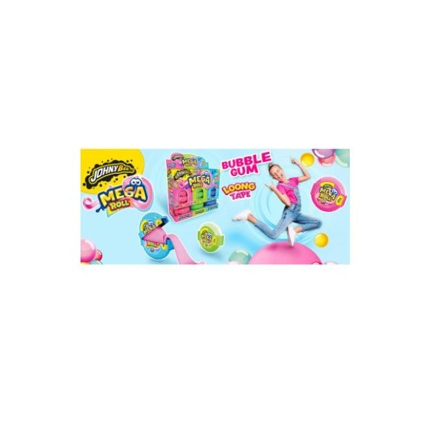 Mega Roll bubble gum Johny Bee