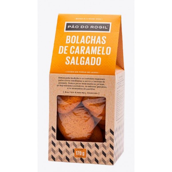 Bolachas de Caramelo Salgado Pão de Rogil