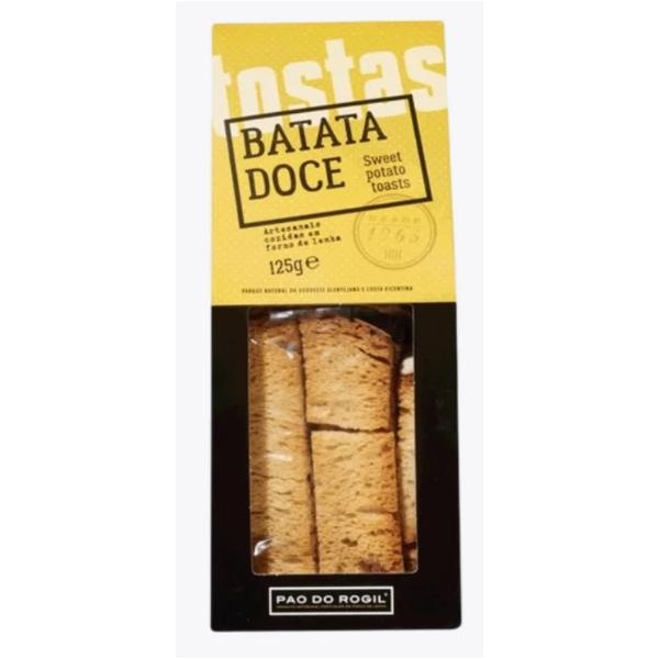 Tostas de Batata Doce Pão de Rogil