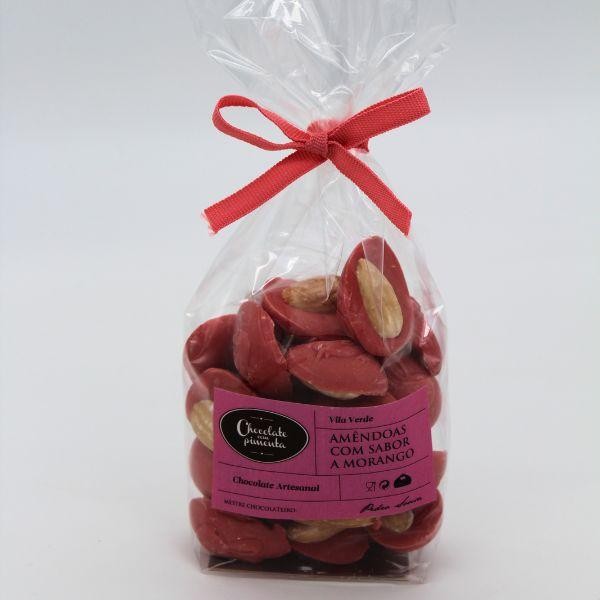 Amêndoas Chocolate sabor Morango - Chocolate com Pimenta