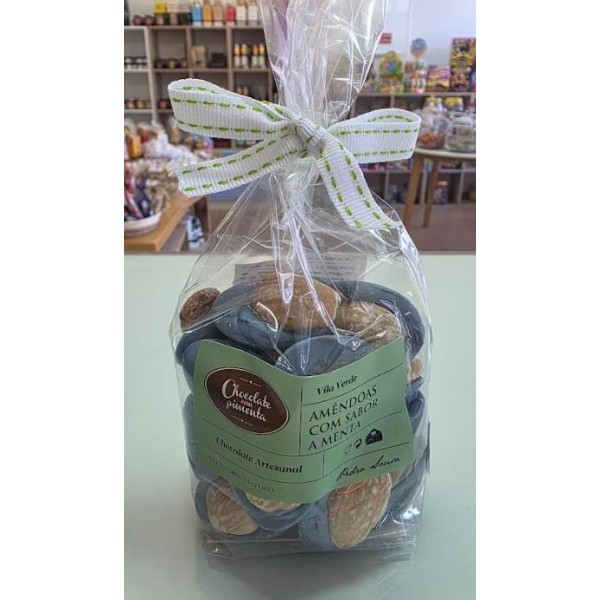 Amêndoas Chocolate sabor Menta - Chocolate com Pimenta