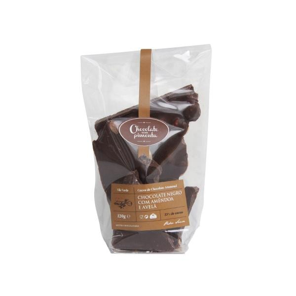 Cacos de Amêndoa e Avelã - Chocolate com Pimenta