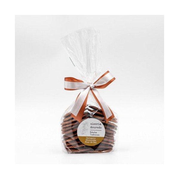 Bolachas de Caramelo com Chocolate e Flor de Sal