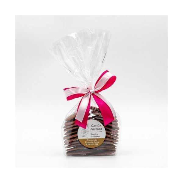 Bolachas de Chocolate com Pimenta Rosa e Flor de Sal