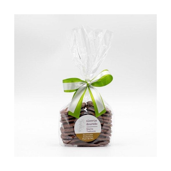 Bolachas de Chocolate com Pistachio e Flor de Sal