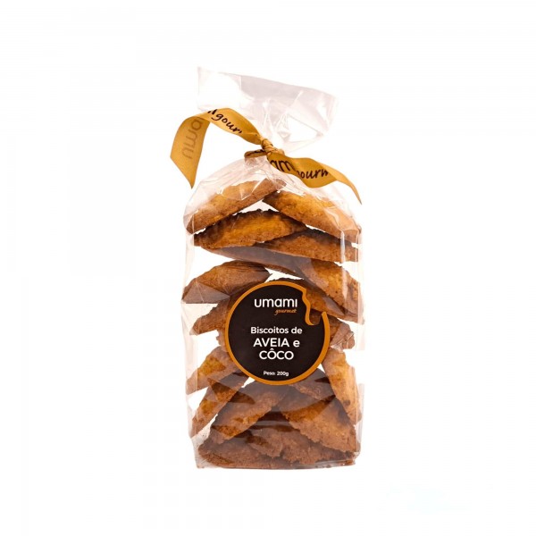 Biscoitos de Aveia e Côco Umami