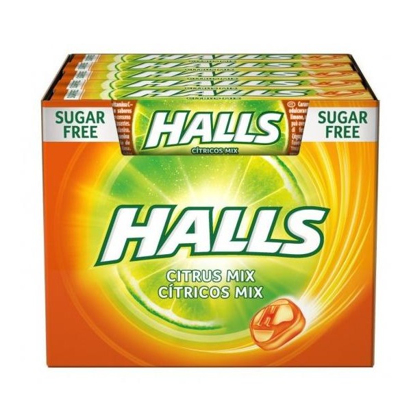 Halls Mistura de Citrinos Candies