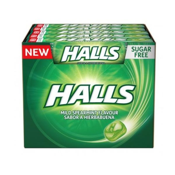 Halls Rebuçados de hortelã-pimenta